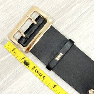 NWOT BeBe Black Belt with Gold Studs